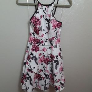 Cherry Blossom Strap Mini Dress